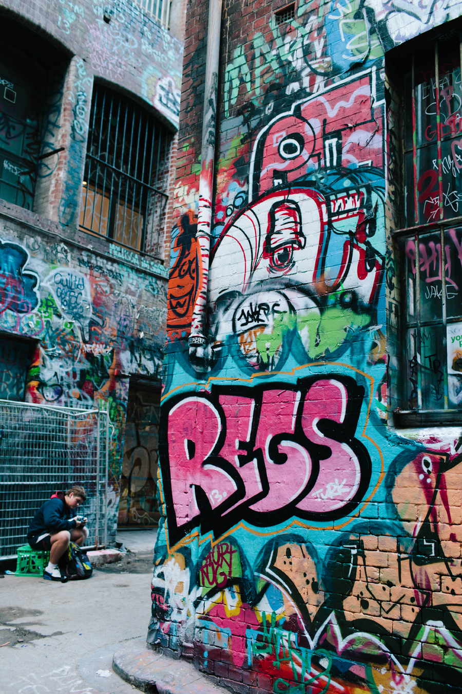 Melbourne Laneways Street Art