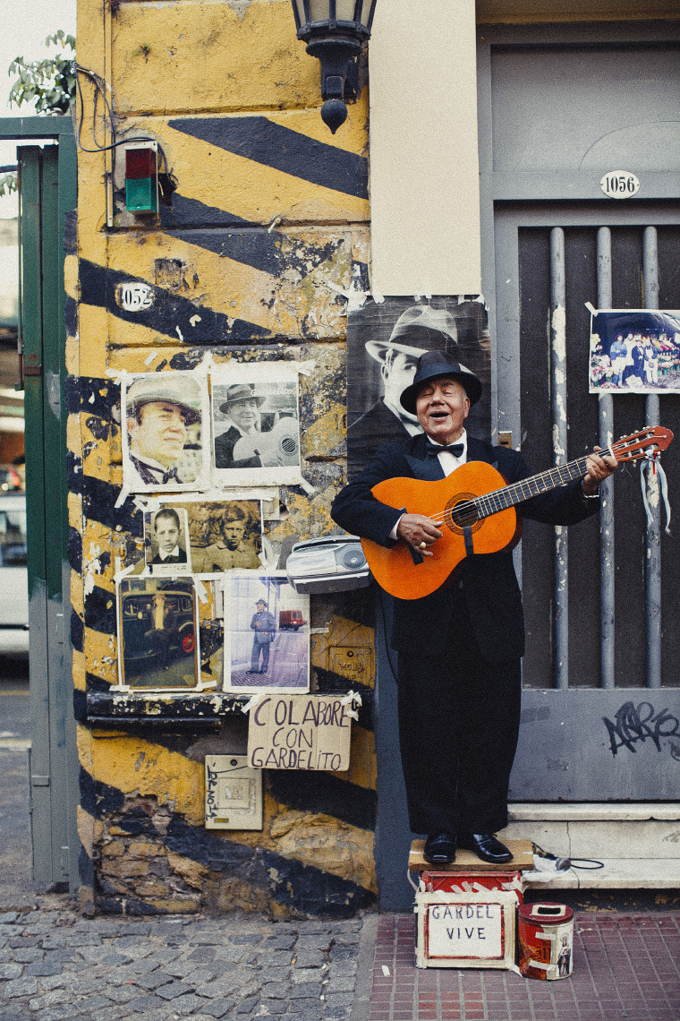 Musician in Buenos Aires