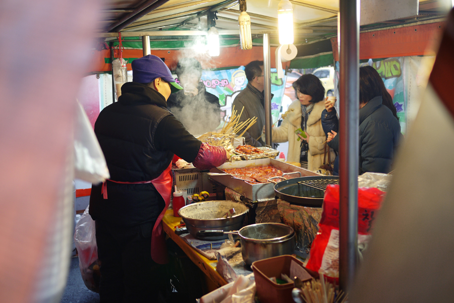 Street Food in Seoul South Korea