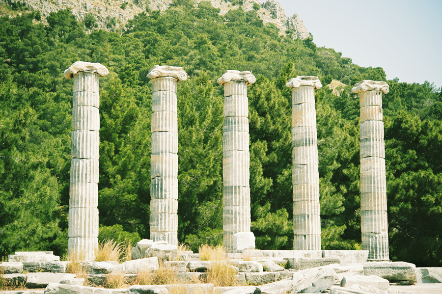 Temple of Athena in Priene Turkey