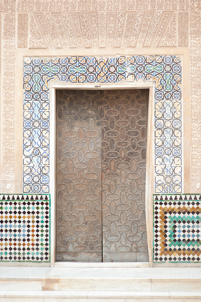 Tile at the Alhambra in Granada