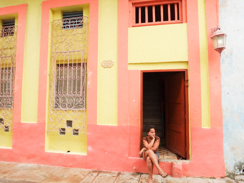 Woman Resting in Cuba