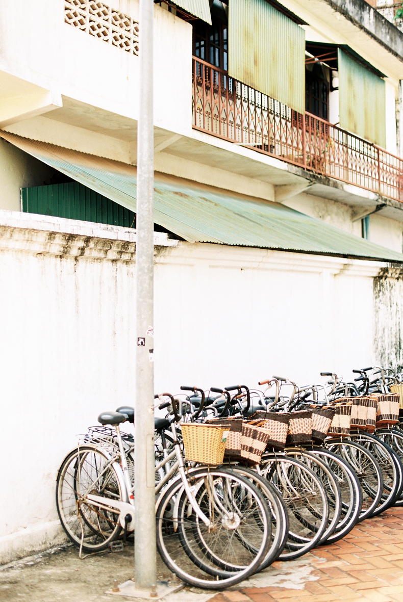 Bicycles in Vientiane Laos