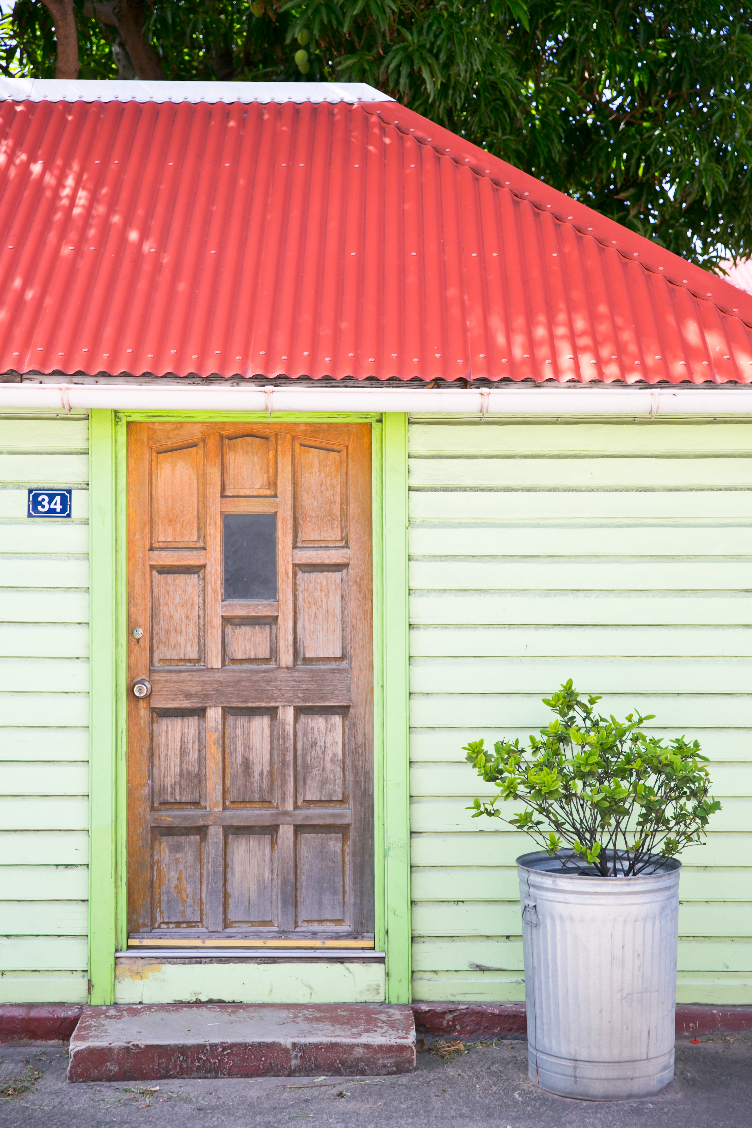 Colorful House in St Barth