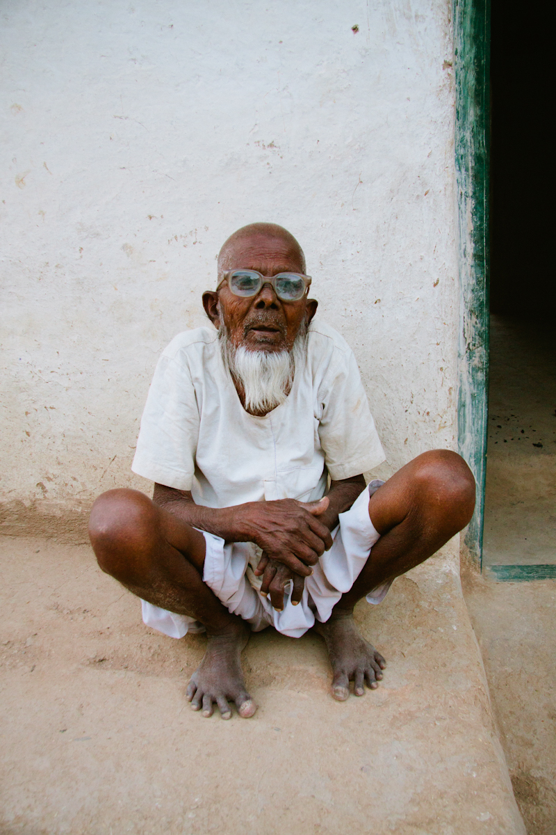 Elderly Man in Alipura India