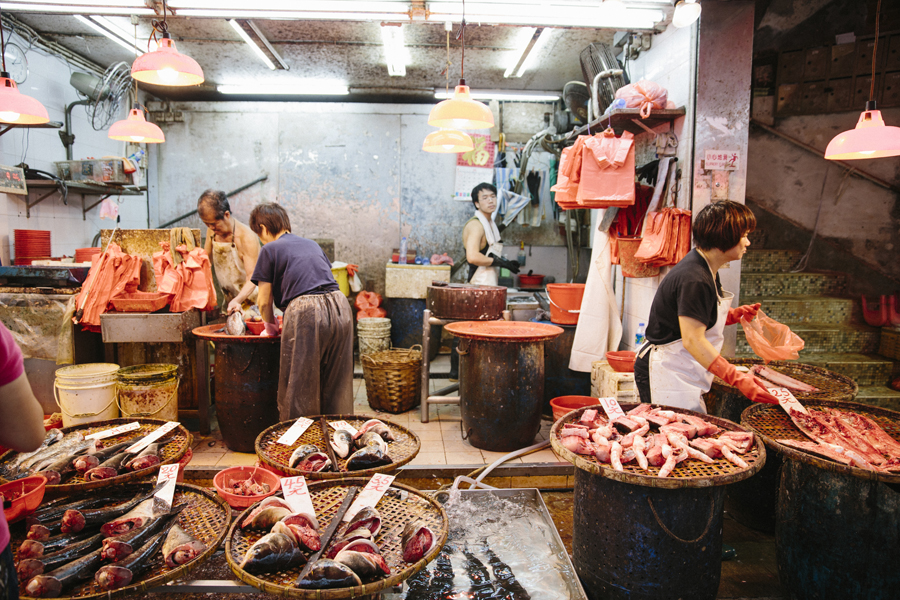Fish Stand at the Mongkok Market