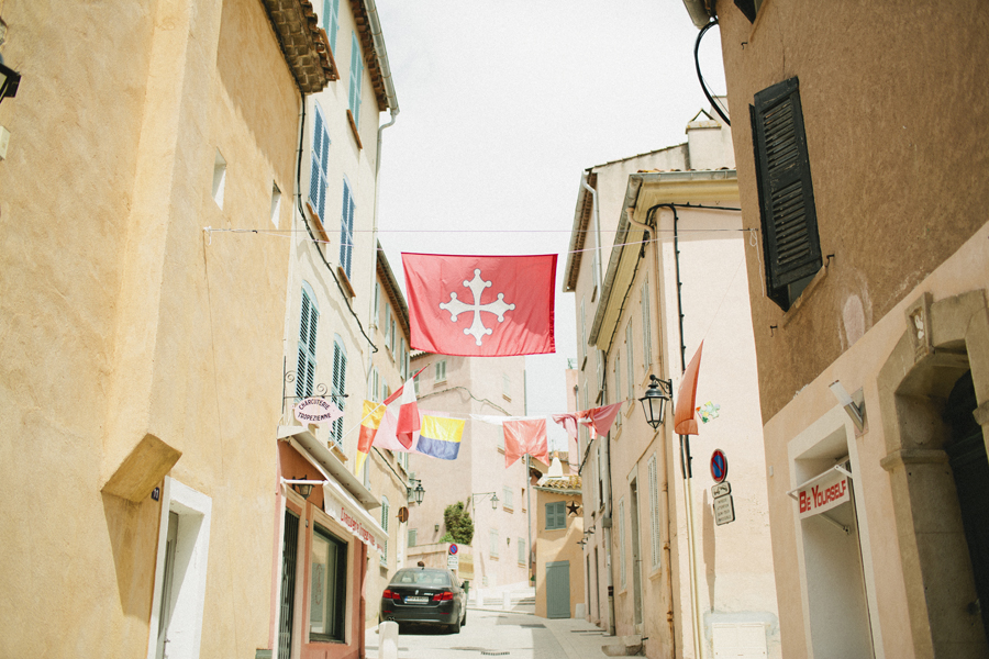Flags in St Tropez France