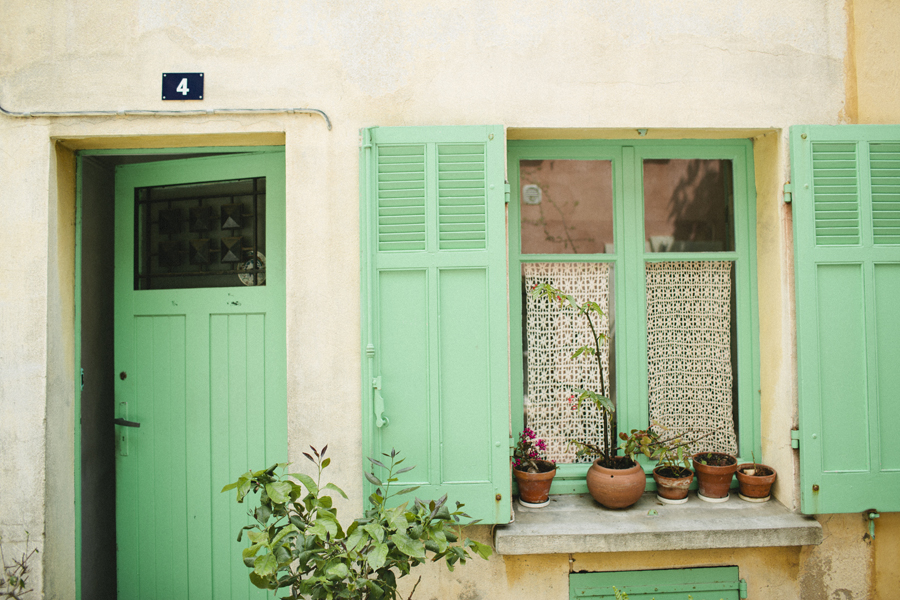 Green Doors in St Tropez France