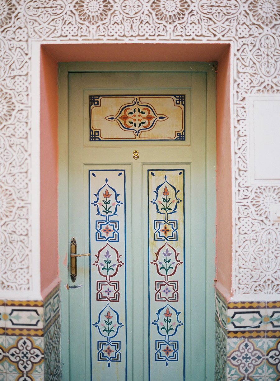Intricate Door Details in Morocco