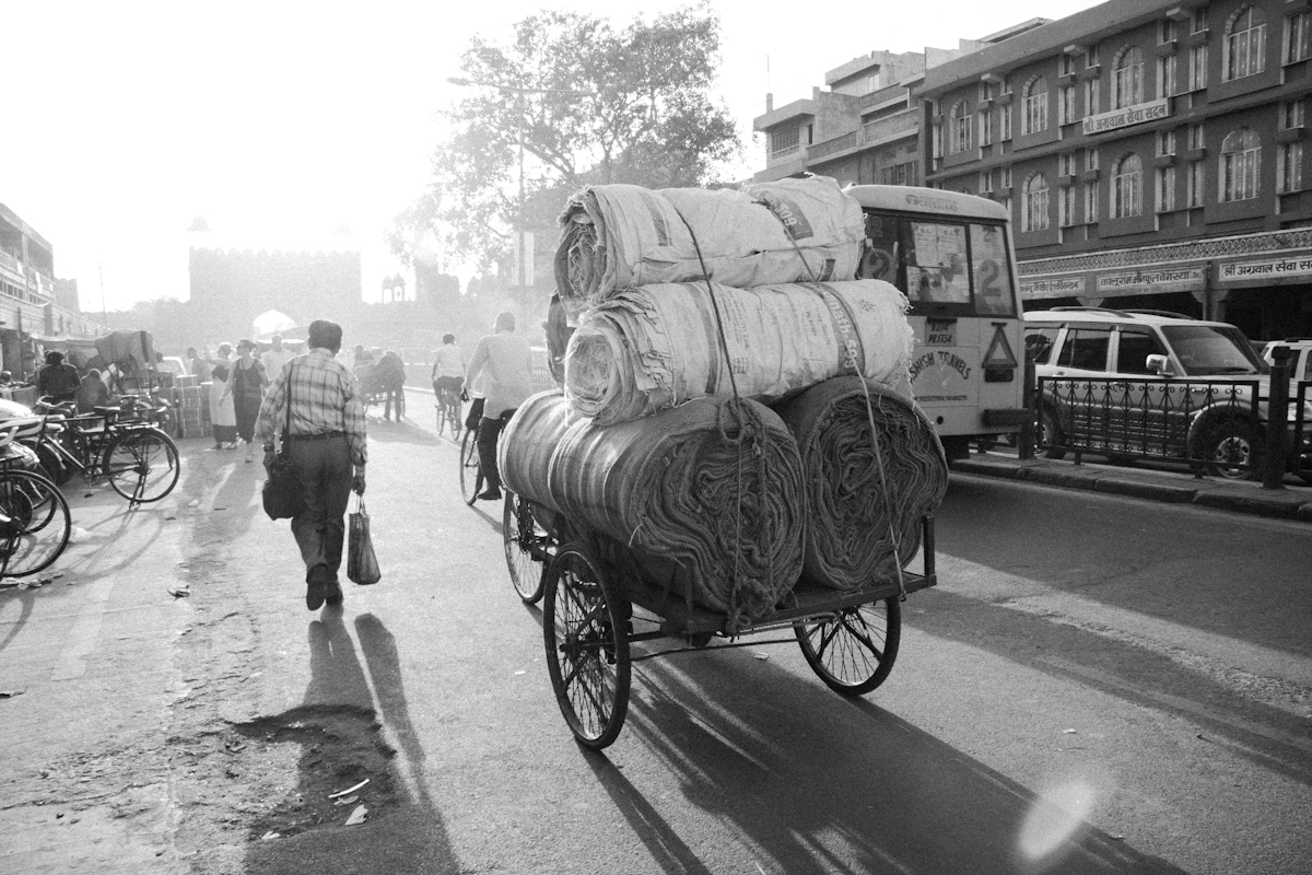 Man Walking in Jaipur