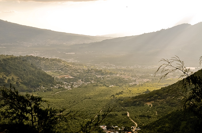 Overlooking Finca Filadelfia in Guatemala