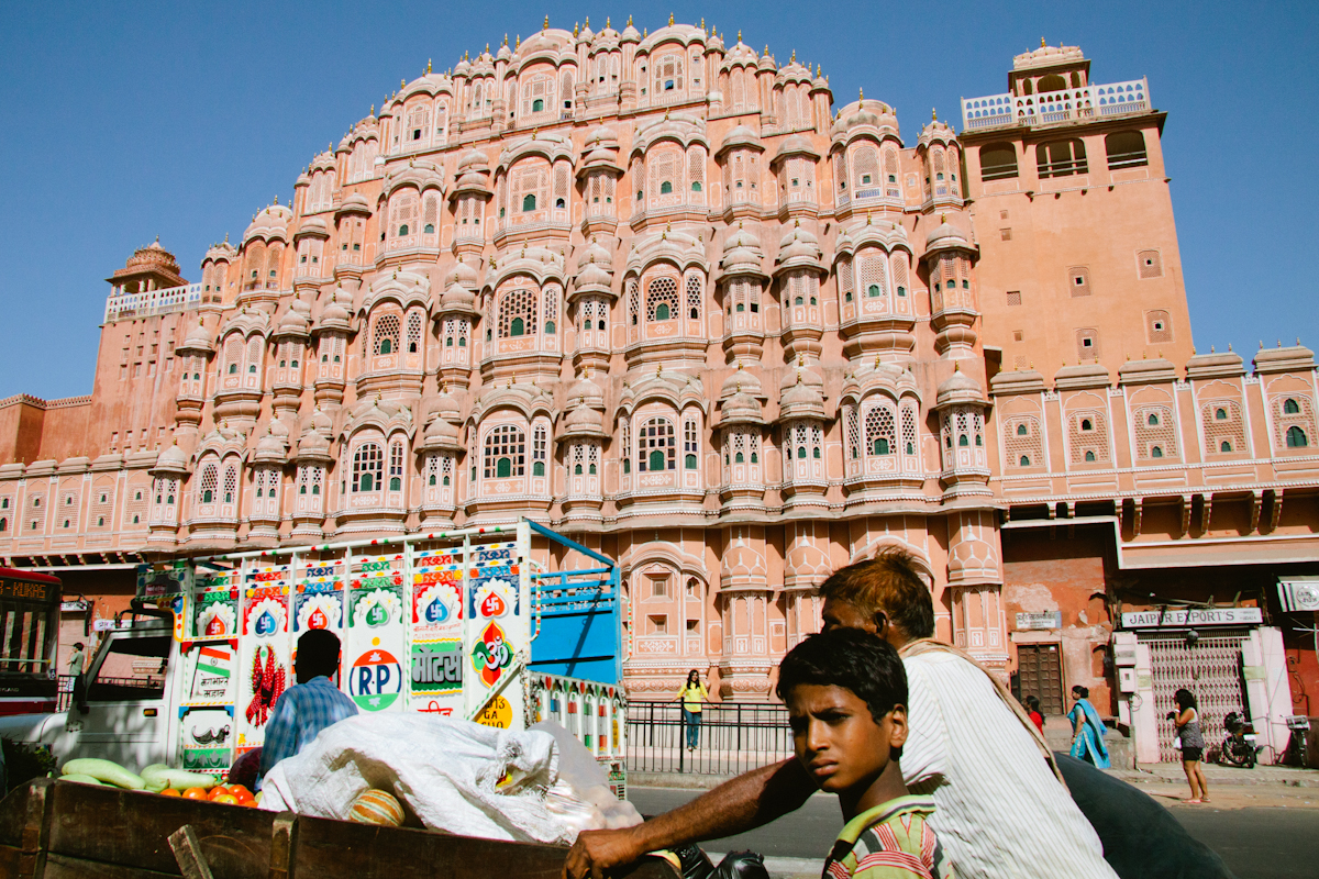 Palace of the Winds in Jaipur India