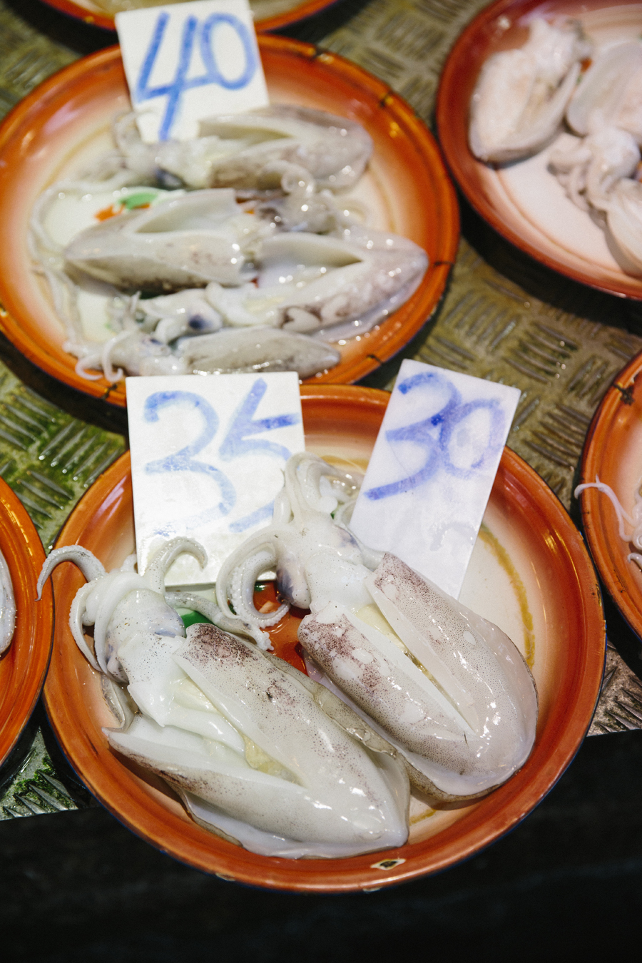 Squid at the Mongkok Market