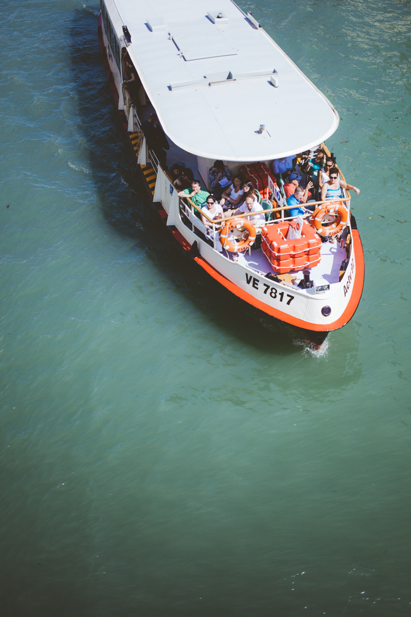 Tourist Boat in Venice Italy