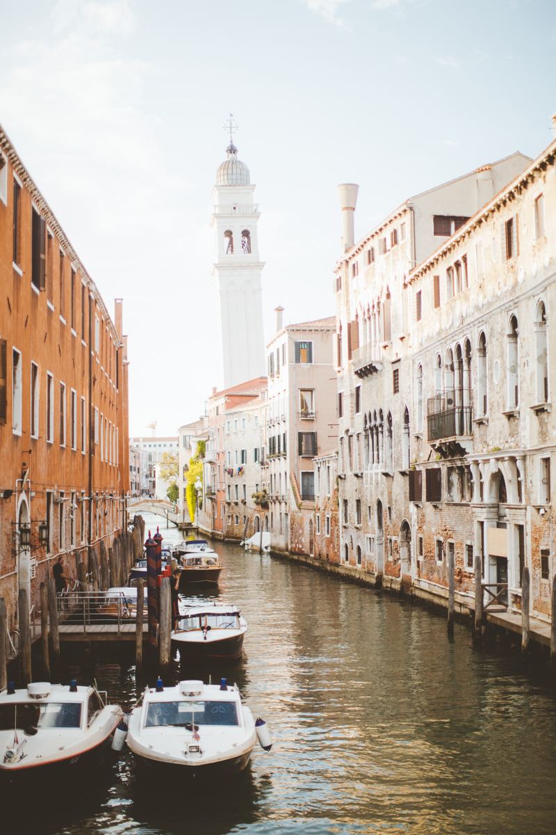 Waterways of Venice Italy