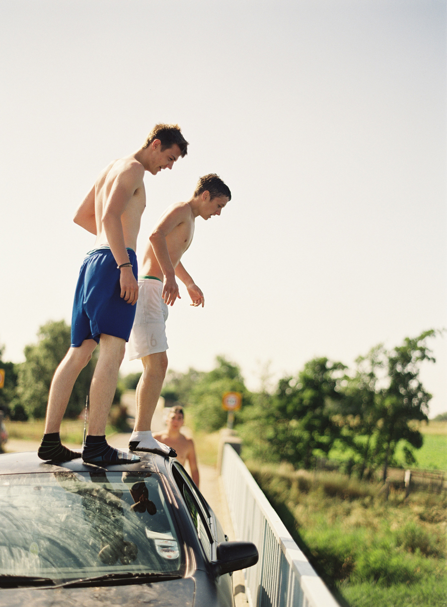 Bridge Jumping at Magdalen England