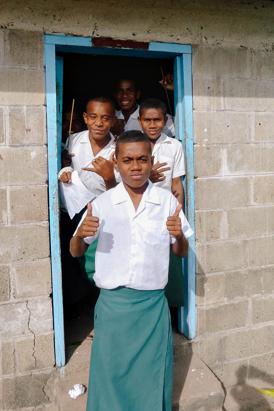 Children at Yaqeta School in Fiji