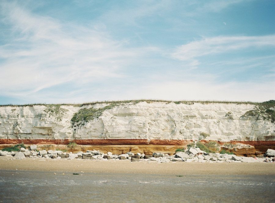 Cliffs of Hunstanton Beach