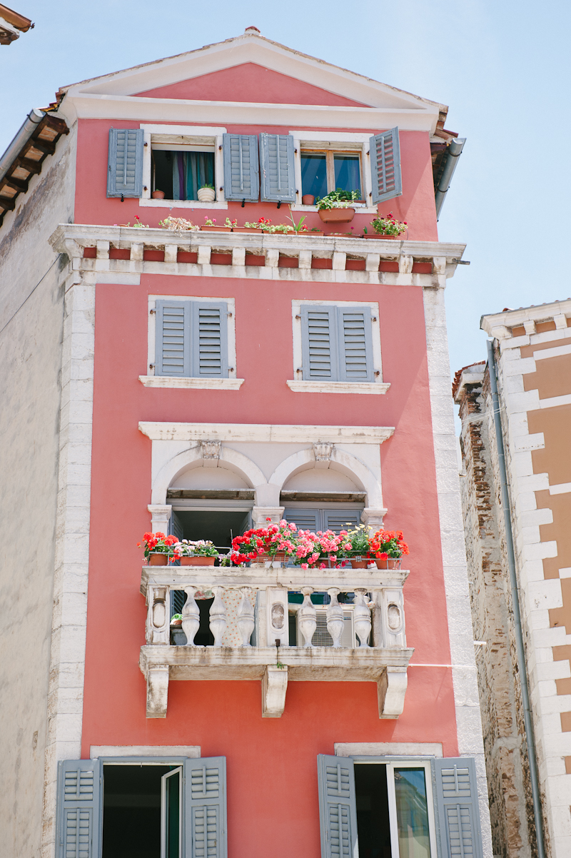 Flowered Balcony in Croatia
