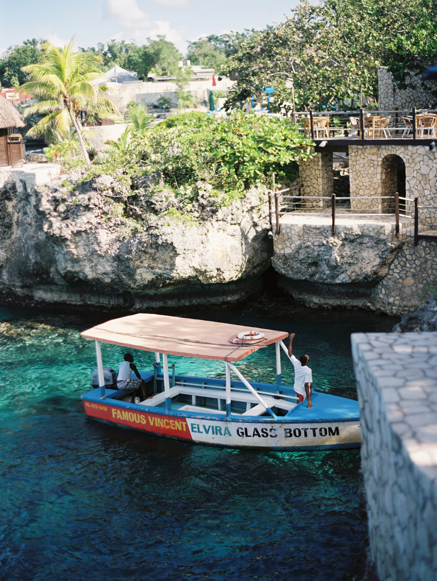 Glass Bottom Boat in Jamaica