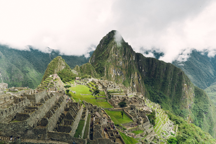 Landscape of Machu Picchu Peru