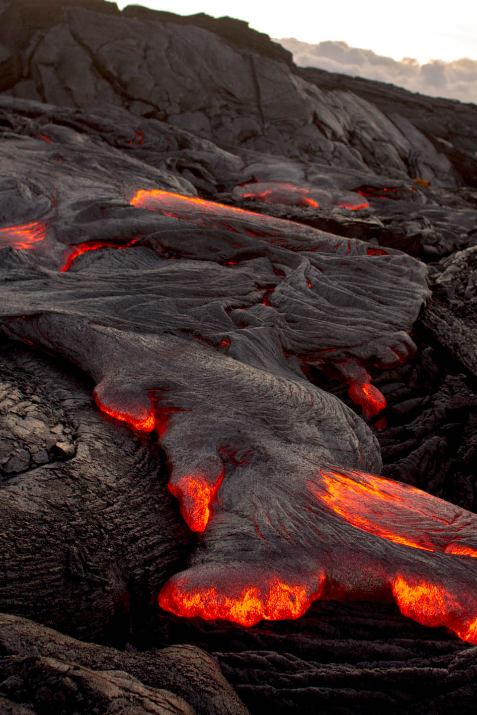 Lava Flowing on the Big Island