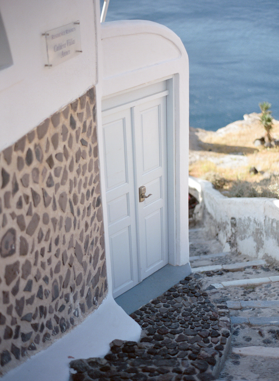 Steep Stone Steps of Santorini