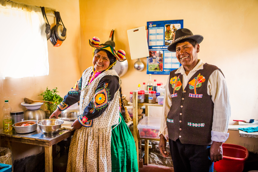 Traditional Couple in Peru