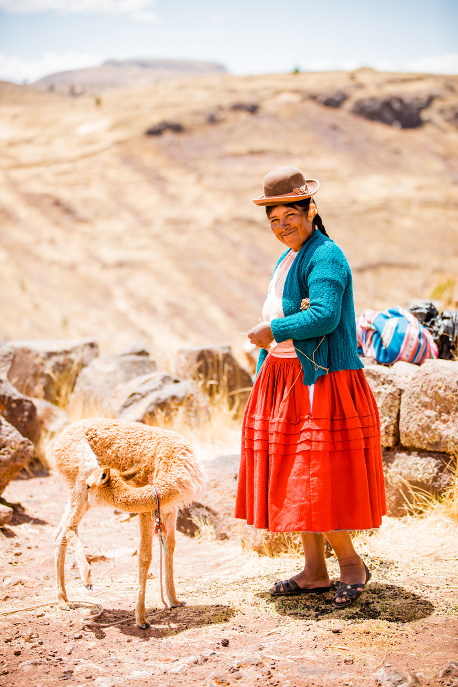 Woman Farmer in Peru
