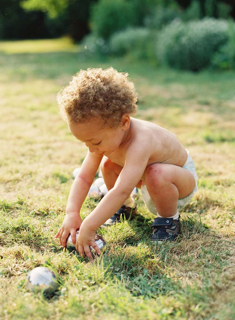 Young Kid Playing in Norfolk England