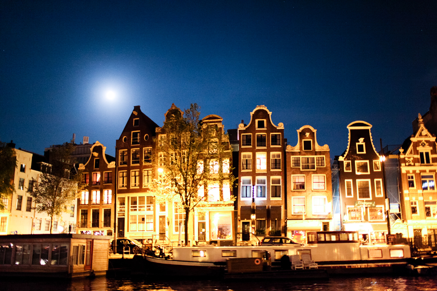 Amsterdam Architecture at Night