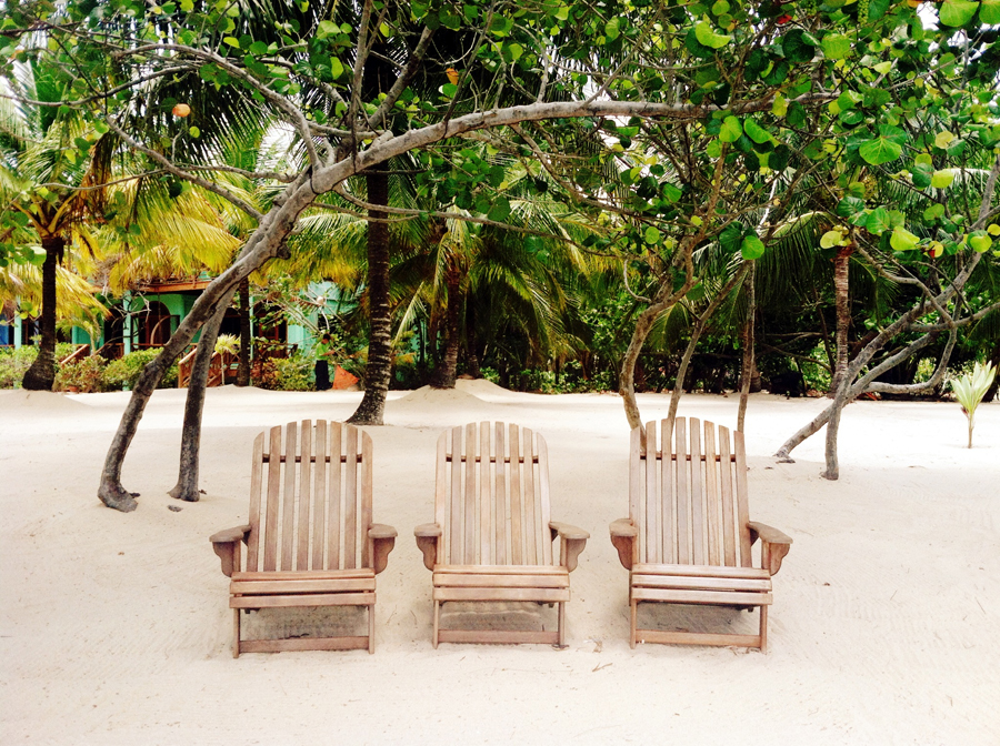 Beach Chairs in Belize