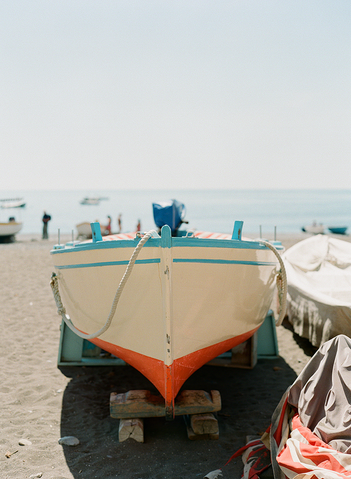 Boat on a Trailer in Positano