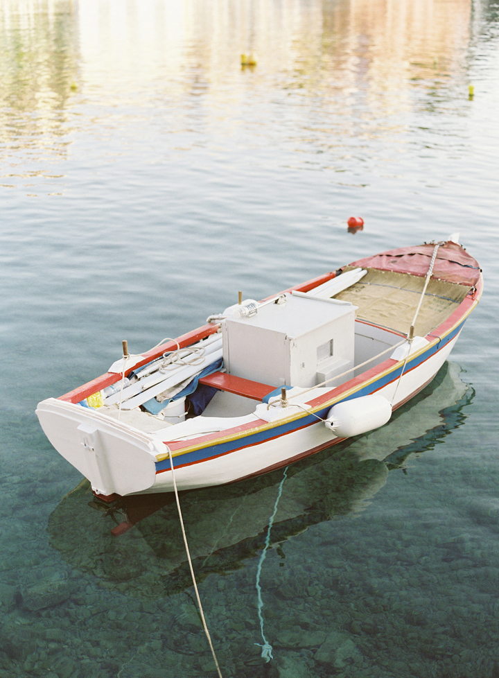 Docked Boat in Kefalonia Greece