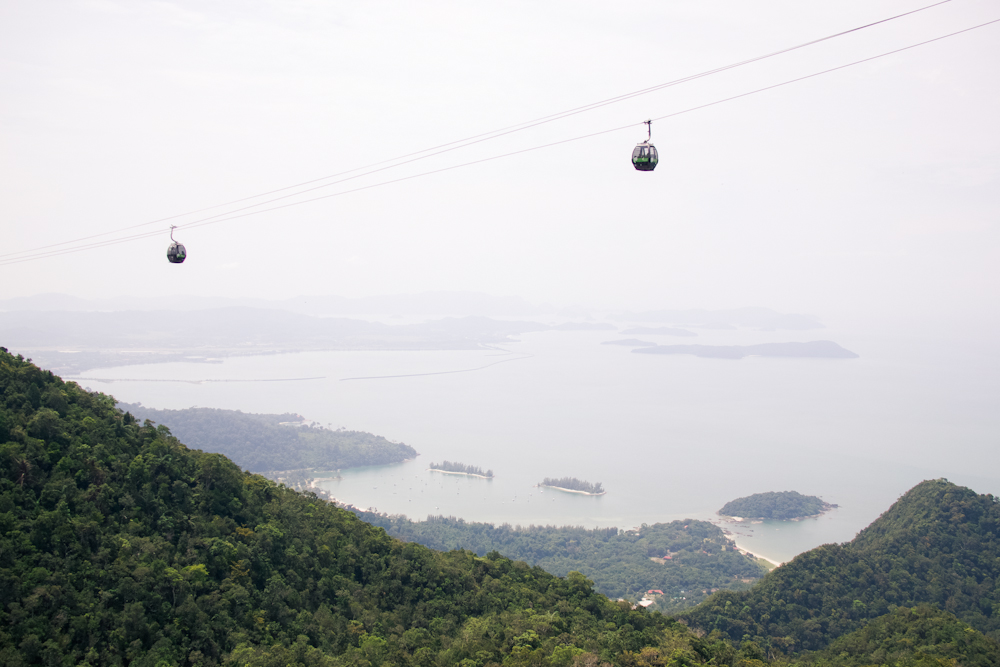 Langkawi Cable Car from Above Langkawi Cable Car from Above