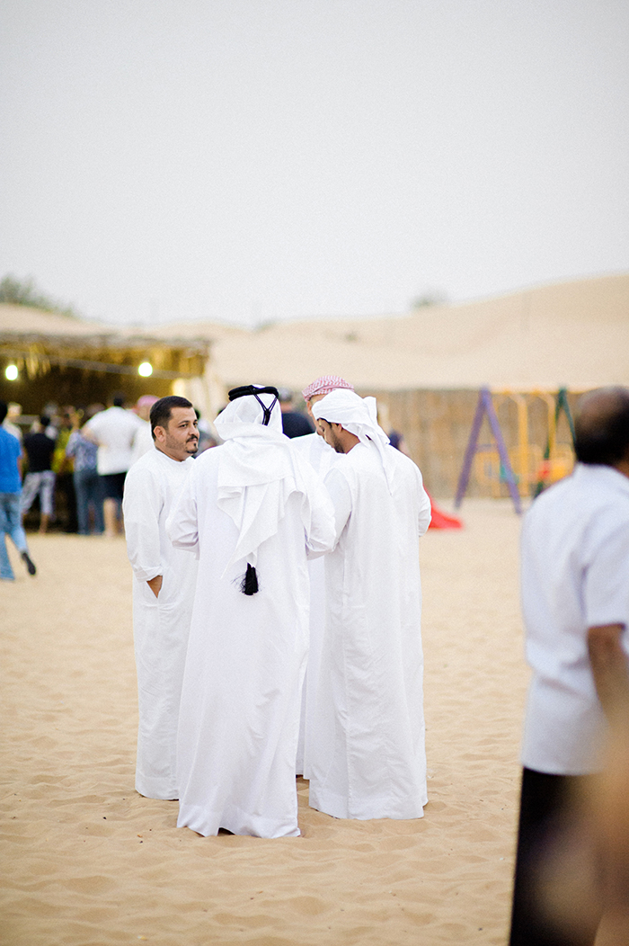 Men Talking in Dubai