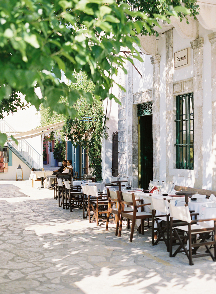 Outdoor Cafe in Kefalonia Greece