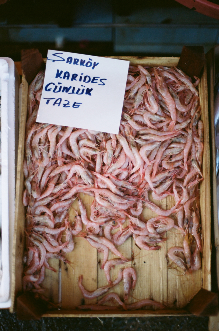 Shrimp at the Istanbul Spice Market