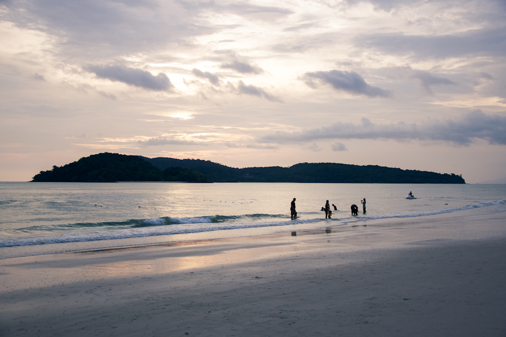 Sunset on the Ocean in Langkawi Malaysia