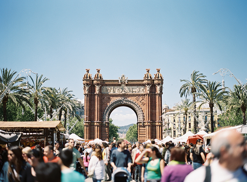 Arc de Triomf in Barcelona Spain