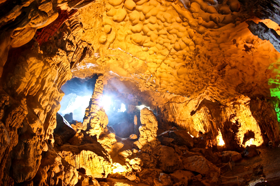 Caves of Ha Long Bay Vietnam