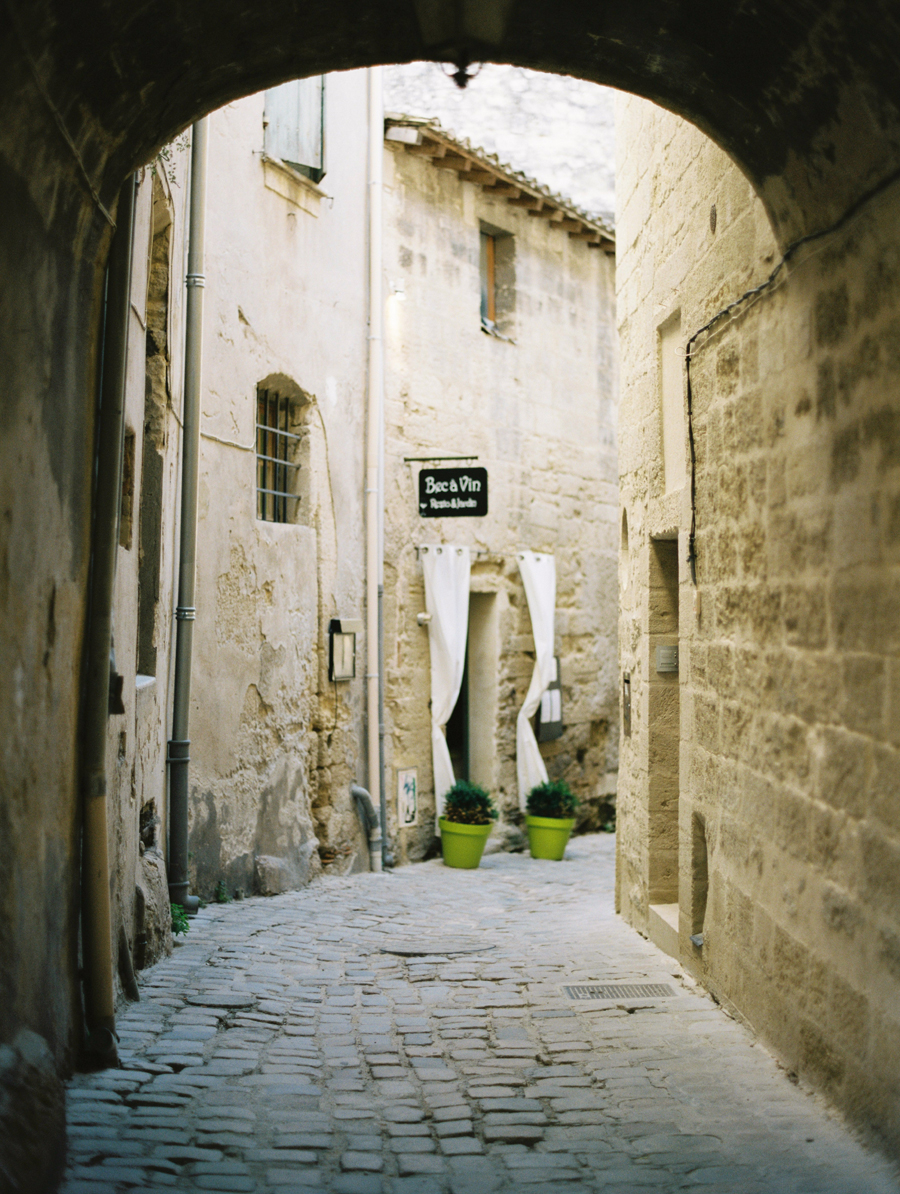 Cobblestone Alley in Uzes France