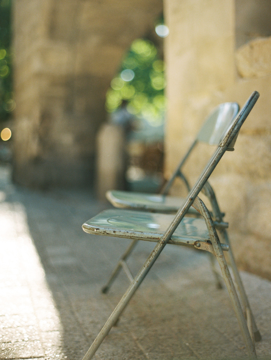 Metal Chairs in Uzes France