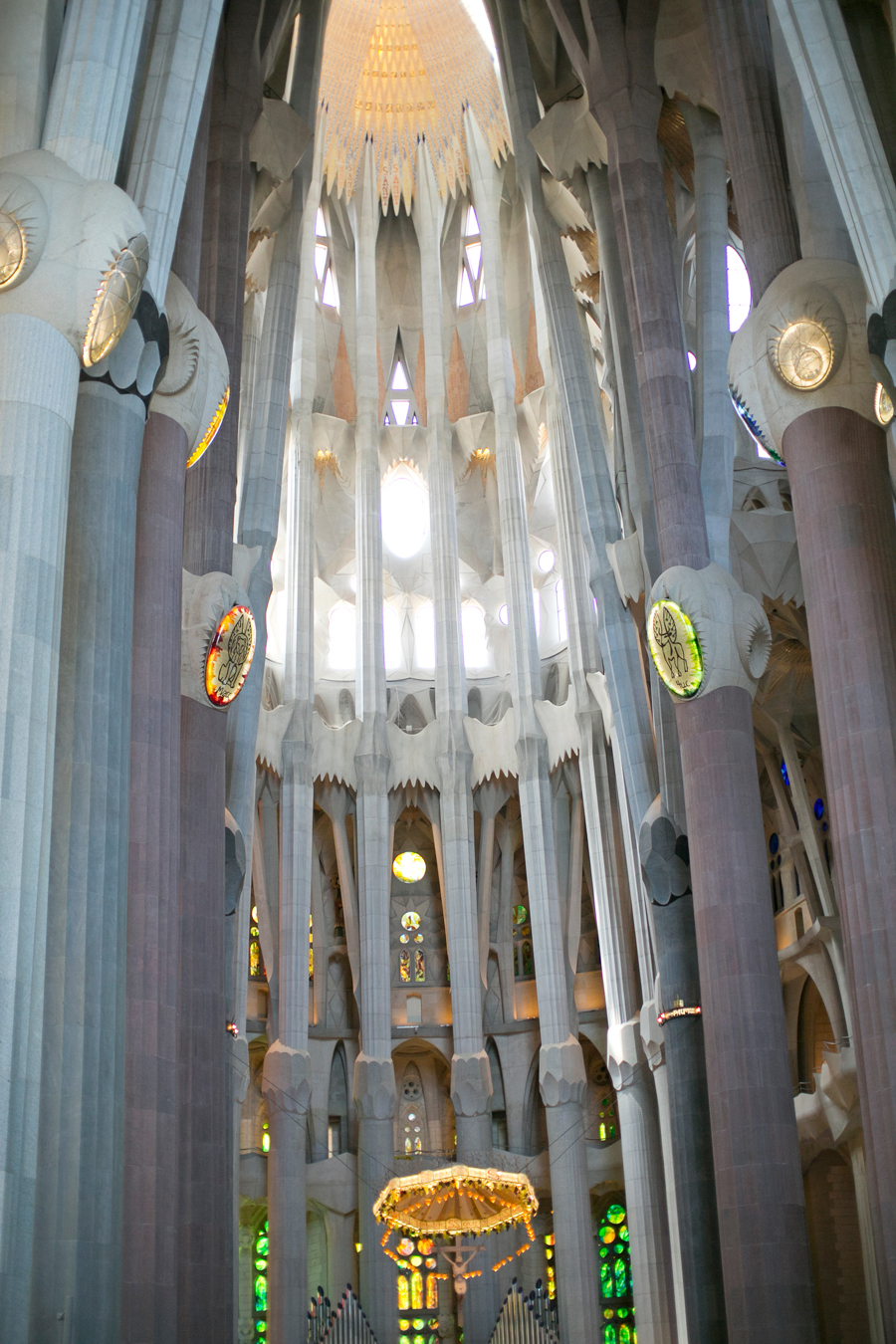 Ornate Details at La Sagrada Familia in Barcelona Spain Ornate Details at La Sagrada Familia in Barcelona Spain