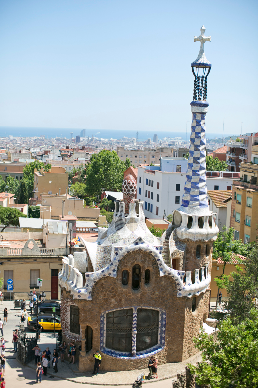 Park Guell in Barcelona Spain Park Guell in Barcelona Spain