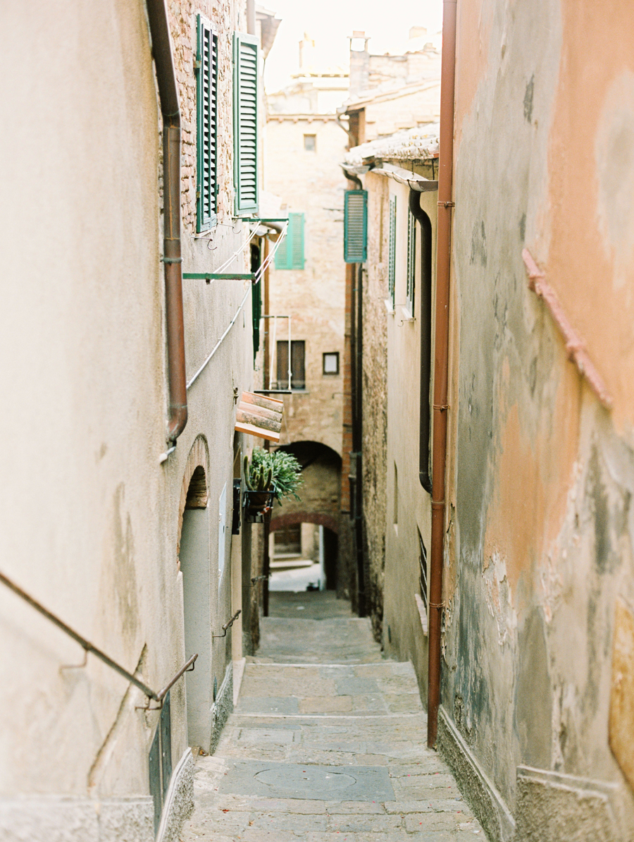 Steep and Narrow Steps in Tuscany