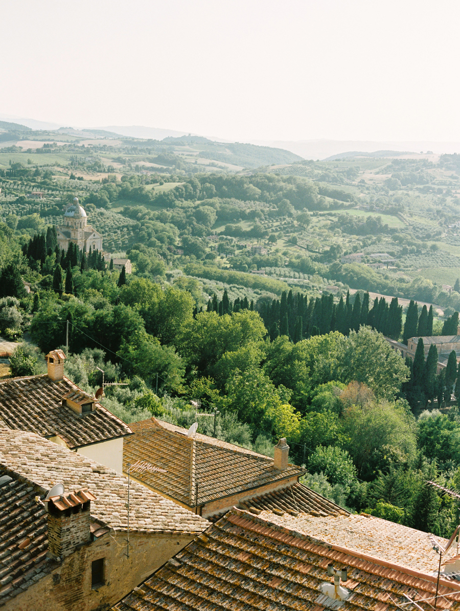 View of Tuscany from La Foce