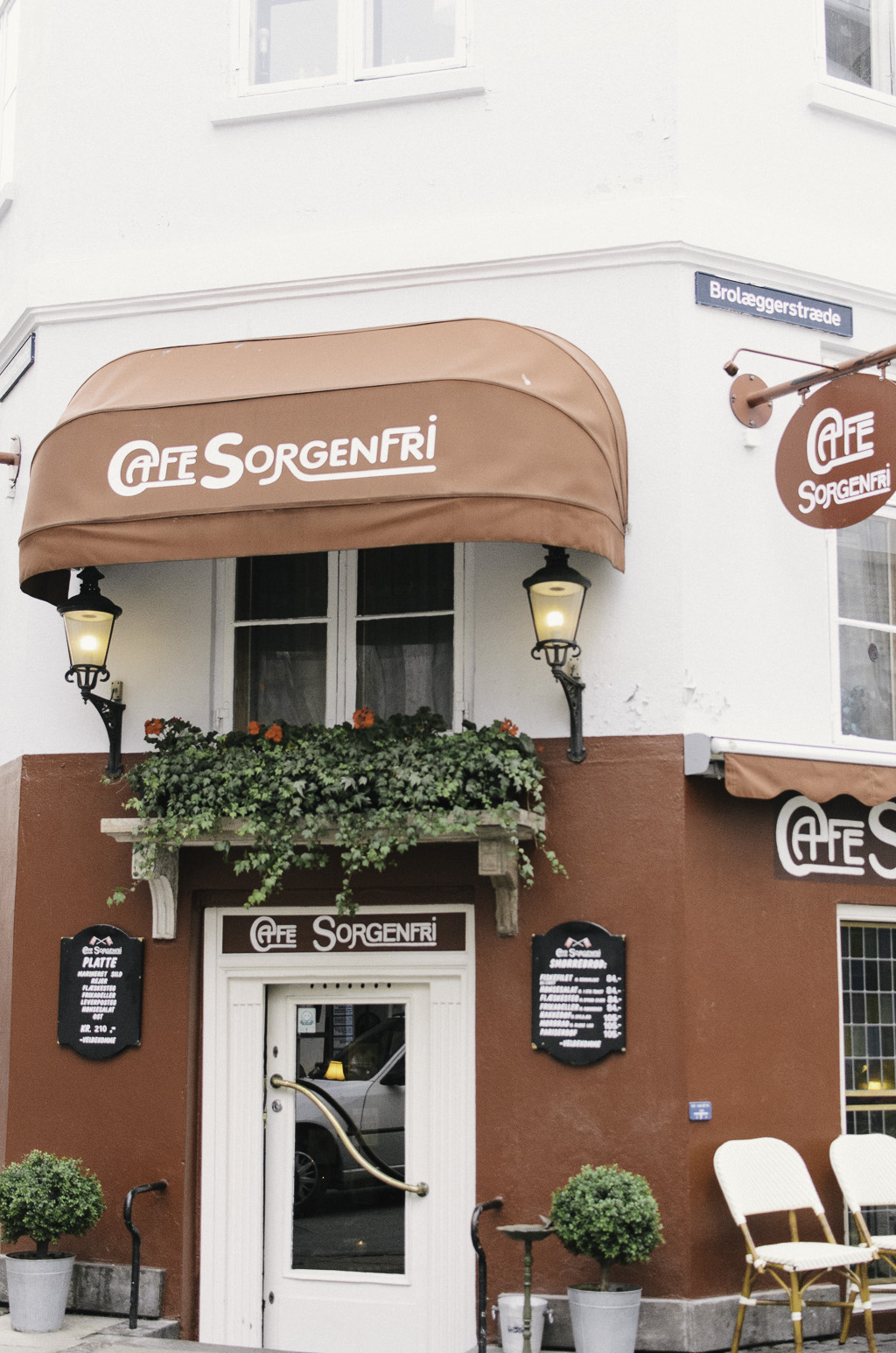 Cafe Sorgenfri in Copenhagen Denmark