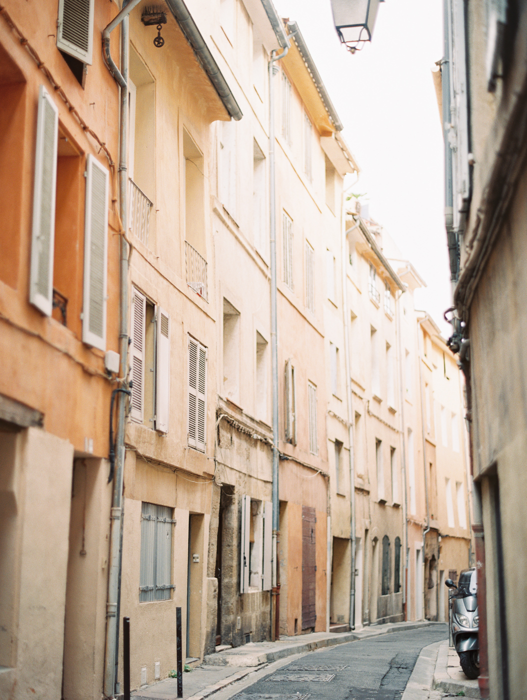Curved Alley in Aix en Provence