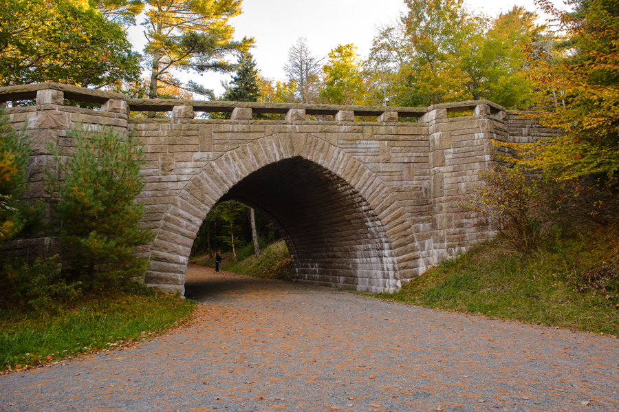 Fall Colors on a Carriage Road Bridge